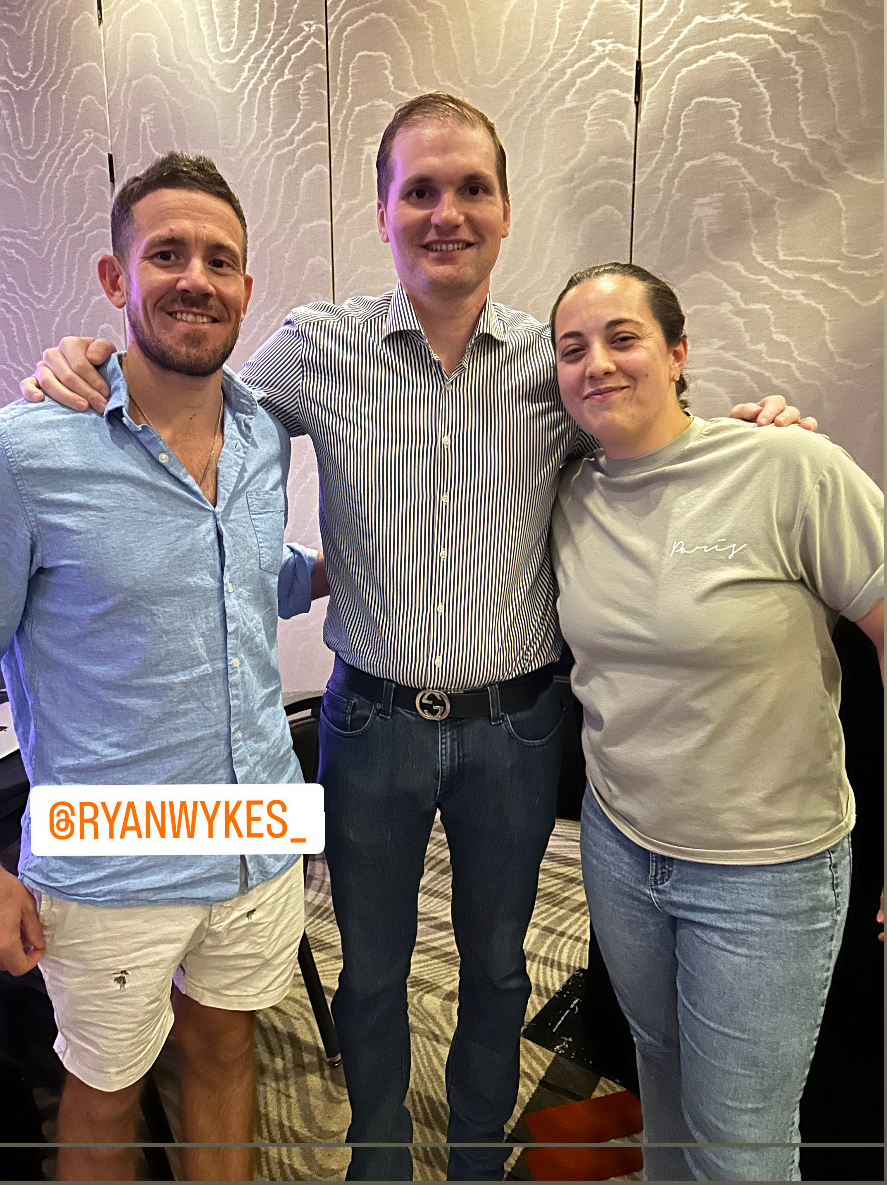 Emma with Jason Fladlien