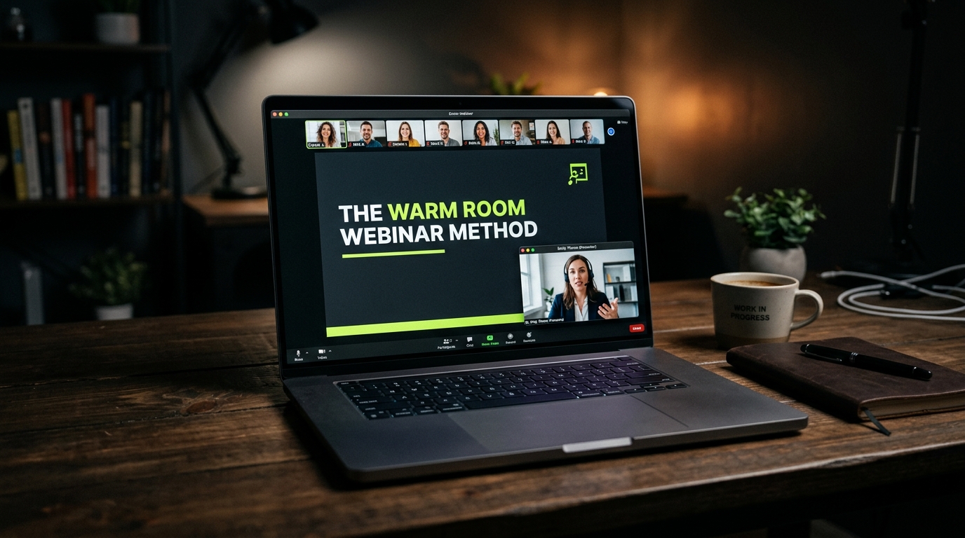The Warm Room Webinar Method — live on Zoom